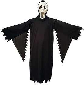 Kaku Fancy Dresses Black Horror Ghost Halloween Costume / Horror Cosplay Costume - Black, For Boys  Girl