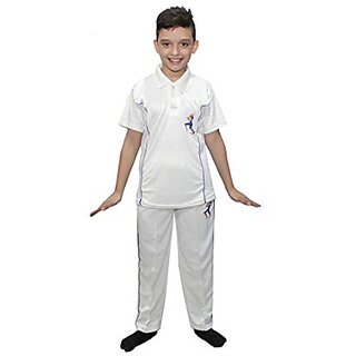 Kaku Fancy Dresses India Cricket Team In White Colour National Hero Costume For Kids Independence Day For Boys