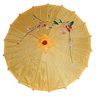 Kaku Fancy Dresses Japanese Umbrella Accesory for International Costume / Wedding Dance and Decoration Prop - Yellow