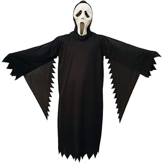 Kaku Fancy Dresses Black Horror Ghost Halloween Costume / Horror Cosplay Costume - Black, For Boys  Girl