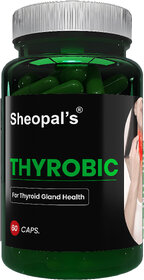 Sheopal's Thyrobic Capsule For Supports Thyroid Health Care  Thyroid Ayurvedic Medicine Supplement Pack - 60 Capsules