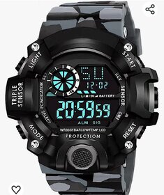 Multi-Fuctional Automatic Digital Watch Shockproof Digital Watch New Functional Sport Digital Watch