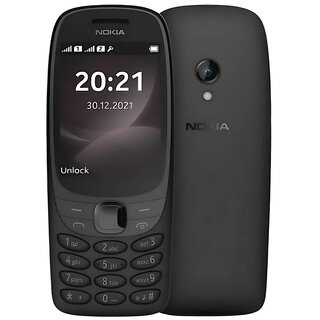 (Refurbished) Nokia 6310 (Dual SIM, 2.8 Inch Display, Black) - Superb Condition, Like New
