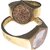 Ashtadhatu Gold Shree Yantra Ring (Pack of 2) To Archive Health, Wealth And Prosperity
