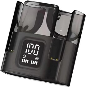 Digimate Zippods 2.0 Earbuds With Charging Case 15 Hours Play Time Bluetooth Version 3 With MIC (DG-EP05, Black)