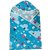 Manav Enterprises Baby Towel Cum Wrapper (Fabric, Blue)