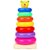 Manav Enterprises Smiley Stacking Teddy Ring Multi Colour 7 Rings Toddlers Set Toys For Kids (Multicolor)
