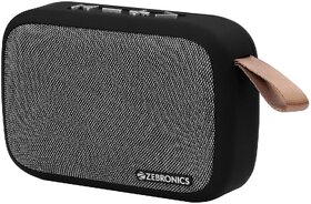 ZEBRONICS Zeb-Delight 3 Watt Wireless Bluetooth Portable Speaker (Gray)