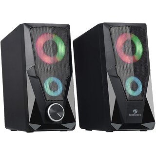 Zebronics Zeb-Warrior 2.0 Multimedia Speaker With Aux Connectivity,USB Powered And Volume Control.
