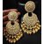 Pachi Kundan Golden Pearls 4 Inch Long Beautiful Chandbali Earrings Set