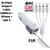 5 In 1 Multi Pin Universal Portable Adapter And Car Mobile Charging Cable For (,Type C and Micro USB)