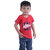 Kid Kupboard Cotton Baby Boys T-Shirt, Red, Half-Sleeves, 3-4 Years KIDS6302