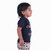 Kid Kupboard Cotton Baby Boys T-Shirt, Black, Half-Sleeves, 2-3 Years KIDS6304