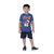 Kid Kupboard Cotton Boys T-Shirt, Blue, Half-Sleeves, 6-7 Years KIDS6310
