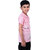Kid Kupboard Cotton Boys T-Shirt, Pink, Half-Sleeves, 6-7 Years KIDS6313