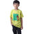 Kid Kupboard Cotton Boys T-Shirt, Yellow, Half-Sleeves, 6-7 Years KIDS6315