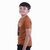 Kid Kupboard Cotton Boys T-Shirt, Brown, Half-Sleeves, 7-8 Years KIDS6317