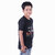 Kid Kupboard Cotton Boys T-Shirt, Black, Half-Sleeves, 7-8 Years KIDS6321