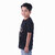 Kid Kupboard Cotton Boys T-Shirt, Black, Half-Sleeves, 7-8 Years KIDS6321