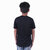 Kid Kupboard Cotton Boys T-Shirt, Black, Half-Sleeves, 7-8 Years KIDS6321