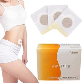 10Pcs slim Patch Stomach Fat Burning Navel Stick Slimming Lose Weight Back & Abdomen Support Metabolism, Carbs, Sugar, Toxins Remove