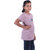 Kid Kupboard Cotton Girls T-Shirt, Purple, Half-Sleeves, 8-9 Years KIDS6332