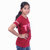 Kid Kupboard Cotton Girls T-Shirt, Maroon, Half-Sleeves, 10-11 Years KIDS6334