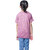 Kid Kupboard Cotton Girls T-Shirt, Purple, Half-Sleeves, 7-8 Years KIDS6336