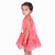 Kid Kupboard Cotton Baby Girls A-Line Frock, Pink, 3-4 Years KIDS6342