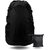(Pack of 1) Waterproof Trekking Camping Hiking Bag Cover  Dustproof Luggage Cover for 50L Bags (Black)