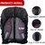 (Pack of 1) Waterproof Trekking Camping Hiking Bag Cover  Dustproof Luggage Cover for 50L Bags (Black)