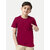 Boys Maroon Round neck with Pocket T-shirt