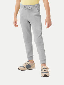 Boys Dark Grey Solid Jogger
