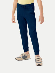 Boys Streak Navy Solid Jogger