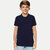 Boys Solid Navy Polo T-shirt