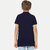Boys Solid Navy Polo T-shirt