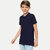 Boys Solid Navy Polo T-shirt