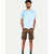 Mens Camel Solid Stylish Cargo Shorts