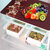 REVEXO Plastic Floral Pattern Fridge Covers