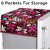 REVEXO Polyester Floral Pattern Fridge Covers