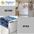 REVEXO Polyester Floral Pattern Fridge Covers