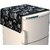 REVEXO Polyester Floral Pattern Fridge Covers