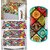 Revexo Polyester Floral Pattern Fridge Covers