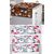 REVEXO Polyester Floral Pattern Fridge Covers