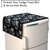REVEXO Polyester Floral Pattern Fridge Covers