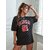 REVEXO Typography Cotton Blend White Color T-Shirt For Women