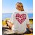REVEXO Typography Cotton Blend White Color T-Shirt For Women