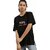 REVEXO Typography Cotton Blend Multicolor,White Color T-Shirt For Women