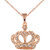 Crown Style Gold Plated Pendant