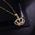 Crown Style Gold Plated Pendant